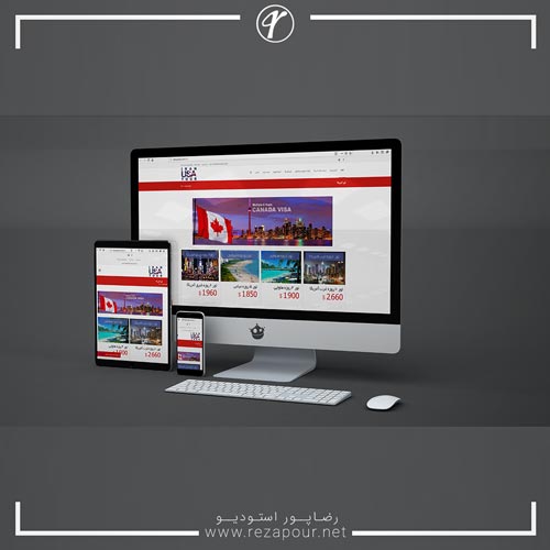 طراحی سایت تور آمریکا