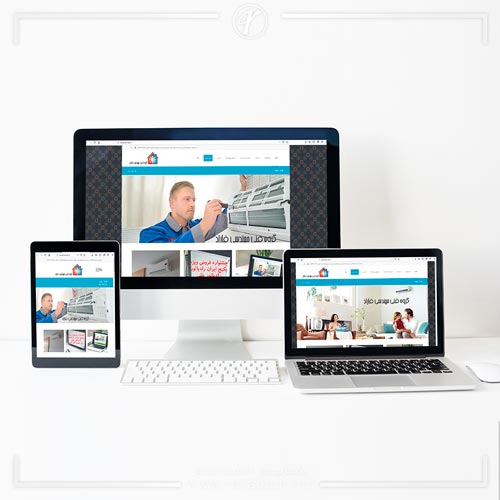 طراحی وبسایت فنی مهندسی فاراد