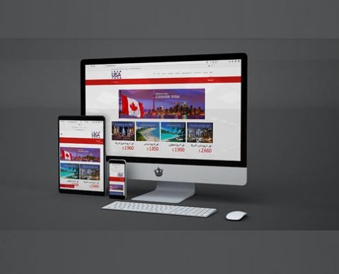 طراحی سایت تور آمریکا