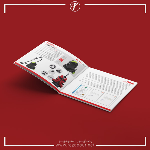 نمونه طراحی کاتالوگ صنعتی در اصفهان