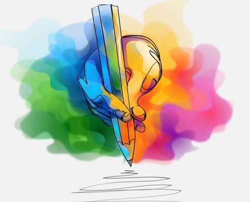 هارمونی رنگ ها در طراحی کاتالوگ