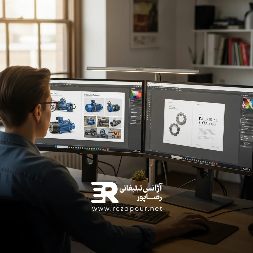 اهمیت هویت بصری در طراحی کاتالوگ صنعتی