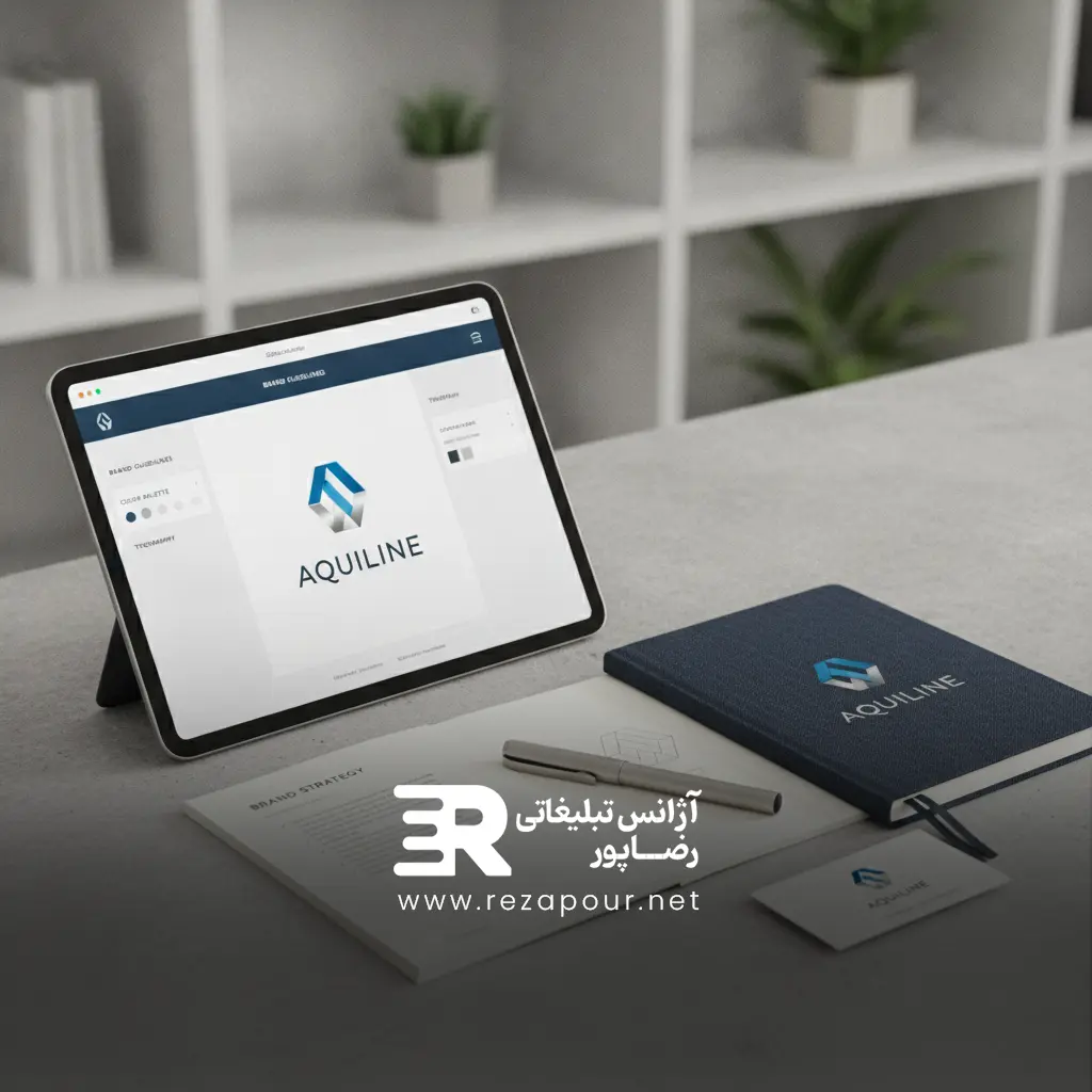 هماهنگی میان طراحی ست اداری و هویت دیجیتال